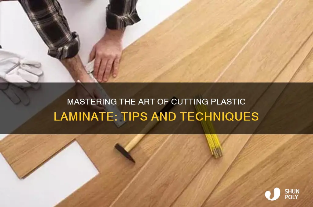 how to cut plastic laminate