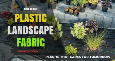 Easy Steps to Cut Plastic Landscape Fabric for Your Garden