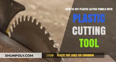 Mastering Plastic Lattice Panel Cuts with Specialized Cutting Tools
