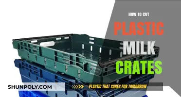 Easy DIY Guide: Cutting Plastic Milk Crates for Creative Projects