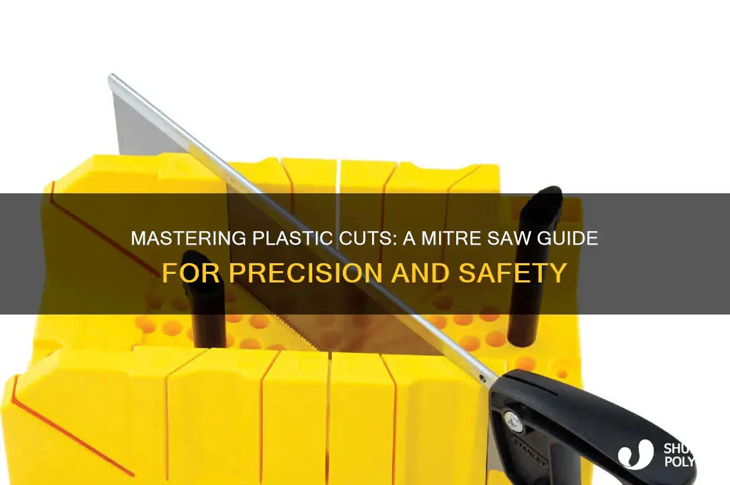 how to cut plastic mitre saw