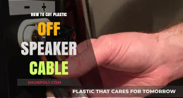 Easy Steps to Remove Plastic from Speaker Cable Safely and Efficiently