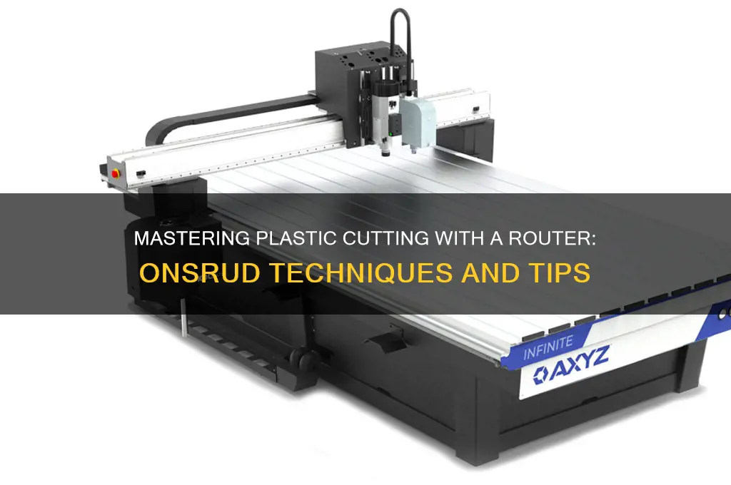 how to cut plastic on router onsrud