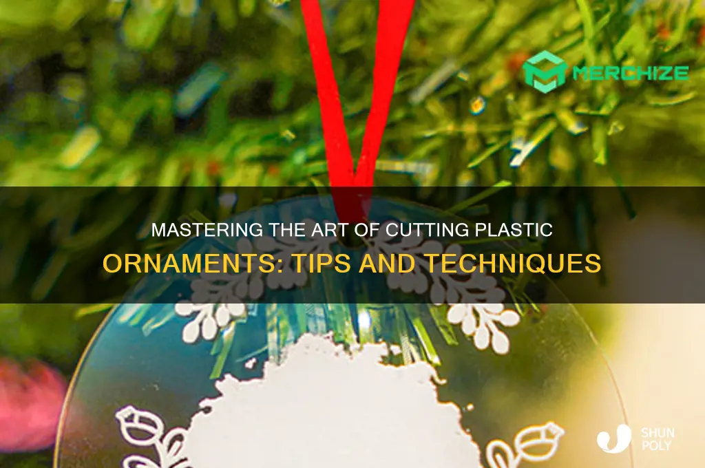 how to cut plastic ornaments