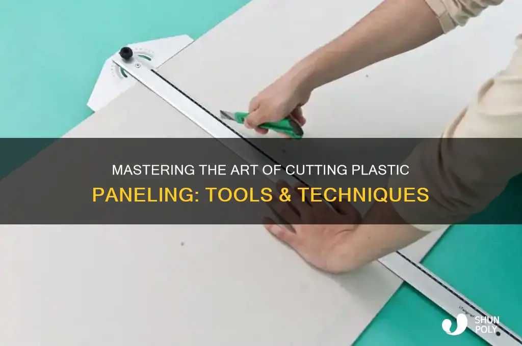 how to cut plastic paneling