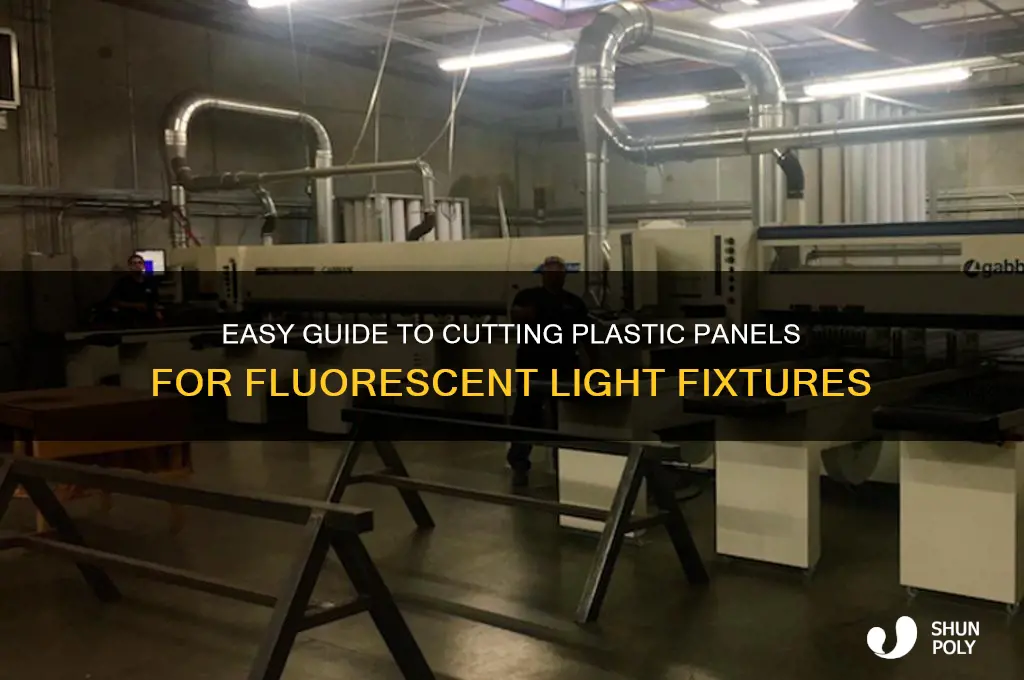 how to cut plastic panels for fluorescent lights