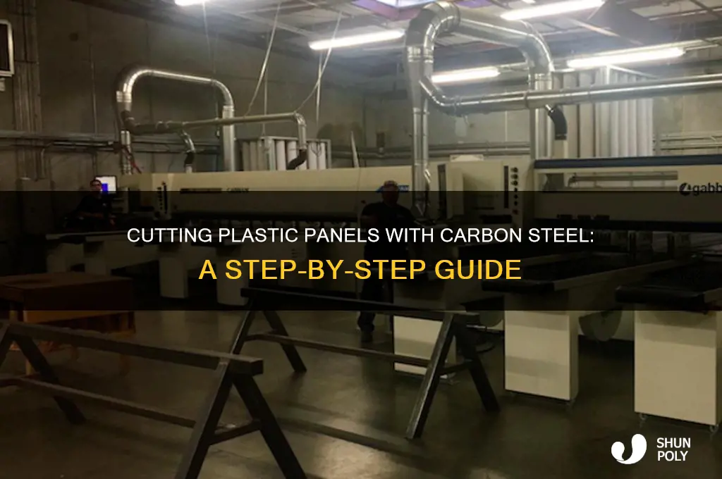 how to cut plastic panels with carbon steel