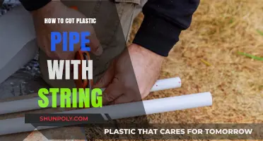 Easy DIY Guide: Cutting Plastic Pipe with String Effortlessly