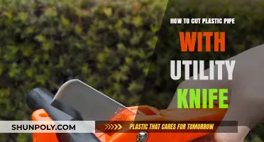 Mastering the Art of Cutting Plastic Pipe with a Utility Knife