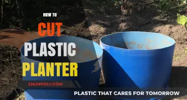 Easy DIY Guide: Cutting Plastic Planters for Custom Garden Projects