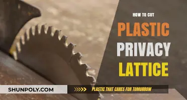 Easy DIY Guide: Cutting Plastic Privacy Lattice for Your Outdoor Space