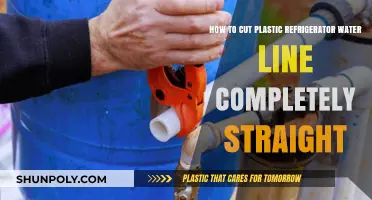 Mastering a Perfectly Straight Cut for Your Fridge's Plastic Water Line