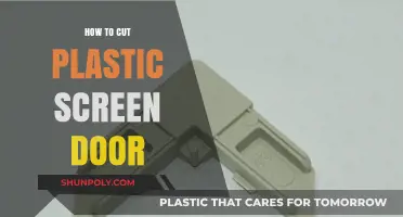 Easy DIY Guide to Cutting a Plastic Screen Door Perfectly