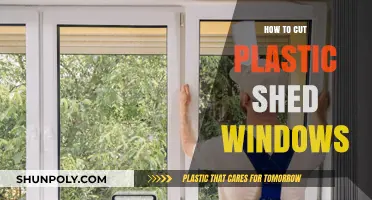 DIY Guide: Cutting Plastic Shed Windows Safely and Precisely