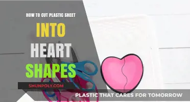 Crafting Heart Shapes: Easy Guide to Cutting Plastic Sheets