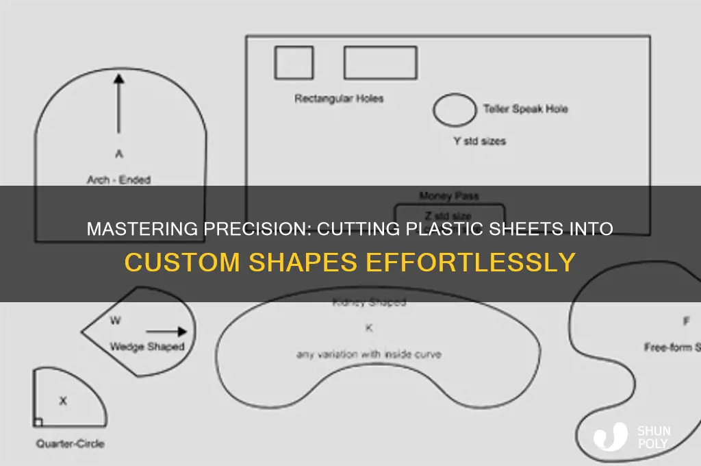 how to cut plastic sheet into shapes