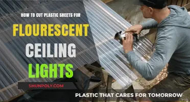 DIY Guide: Cutting Plastic Sheets for Fluorescent Ceiling Lights
