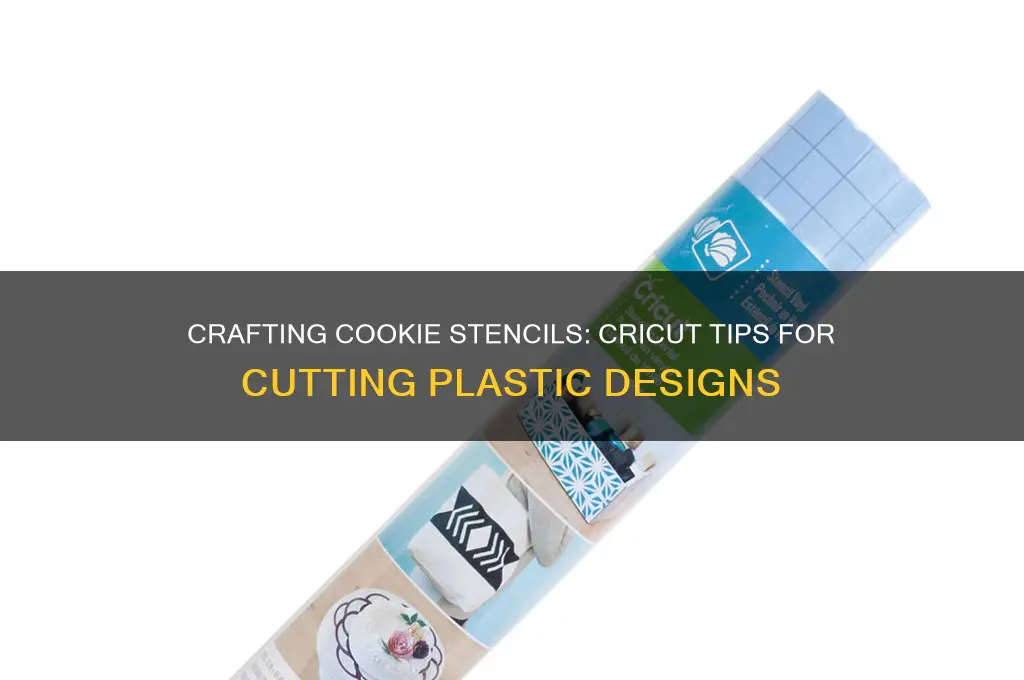 how to cut plastic stencils with cricut for cookies