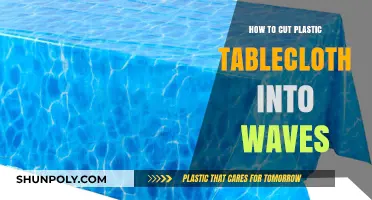 Creative Waves: Cutting Plastic Tablecloths for Stunning DIY Decor