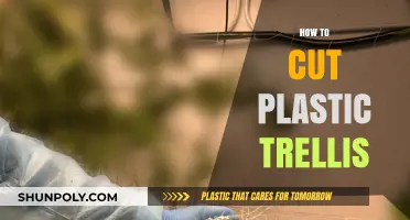 Easy DIY Guide: Cutting Plastic Trellis for Your Garden Projects