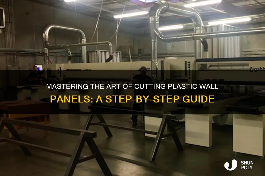 how to cut plastic wall panels