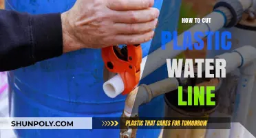 Easy Guide to Cutting Plastic Water Lines for DIY Plumbing