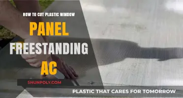 DIY Guide: Cutting Plastic Window Panels for Freestanding AC Units