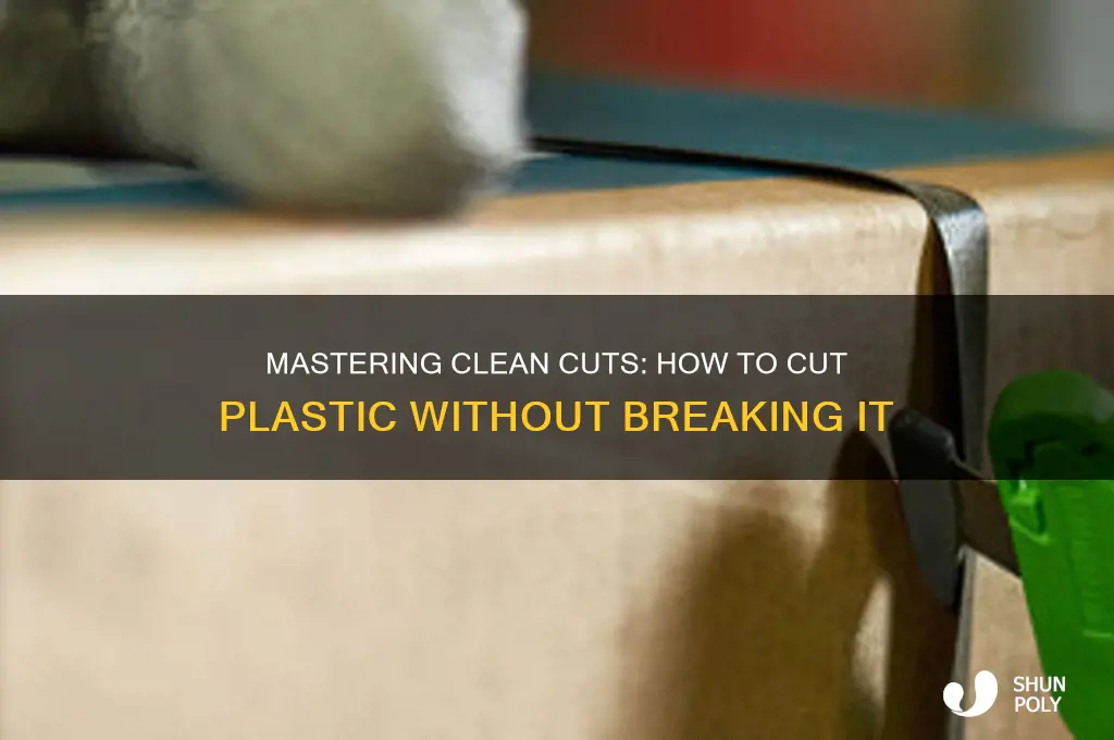 how to cut plastic without beaking it