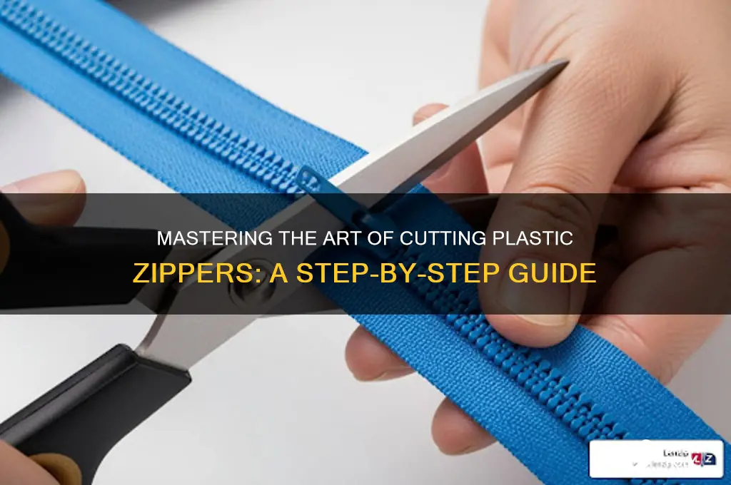 how to cut plastic zippers