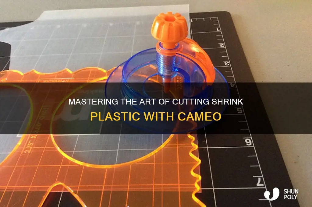 how to cut shink plastic with cameo