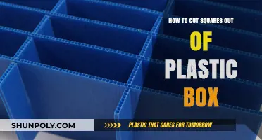Easy DIY Guide: Cutting Perfect Squares from Plastic Boxes