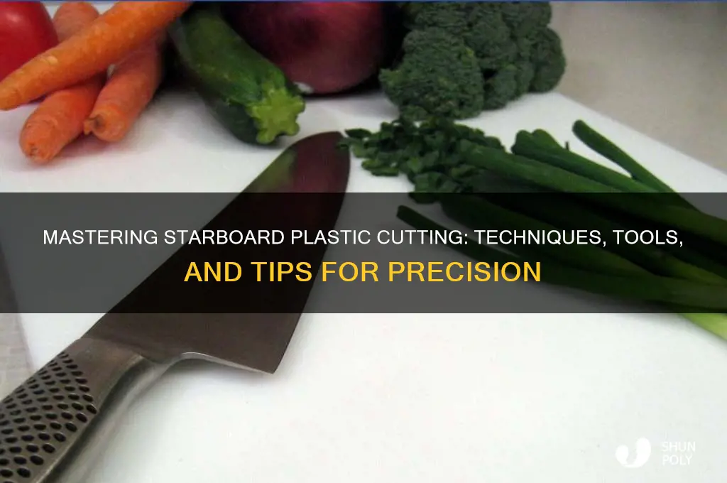 how to cut starboard plastic