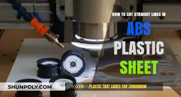Mastering Precision: Cutting Straight Lines in ABS Plastic Sheets
