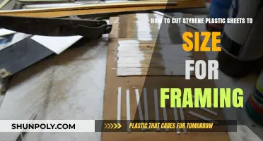 Cutting Styrene Plastic Sheets: A Guide to Perfect Framing Sizes