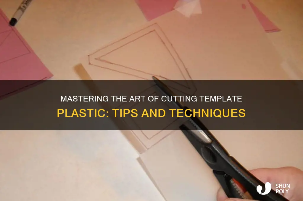 how to cut template plastic