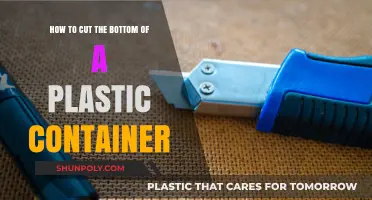 Cutting Plastic Containers: Easy Steps for a Perfect Cut
