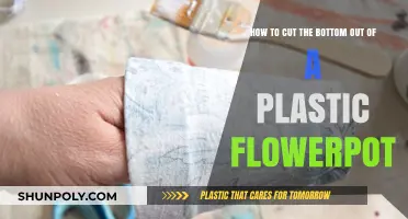 Easy DIY: Cutting the Bottom Out of Plastic Flowerpots