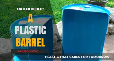 Easy Guide: Cutting the Top Off a Plastic Barrel Safely