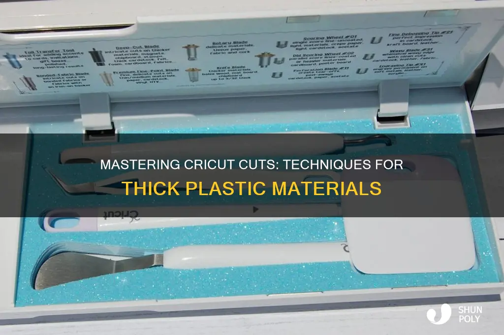 how to cut thick plastic on cricut