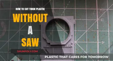 Effective Techniques for Cutting Thick Plastic Without a Saw