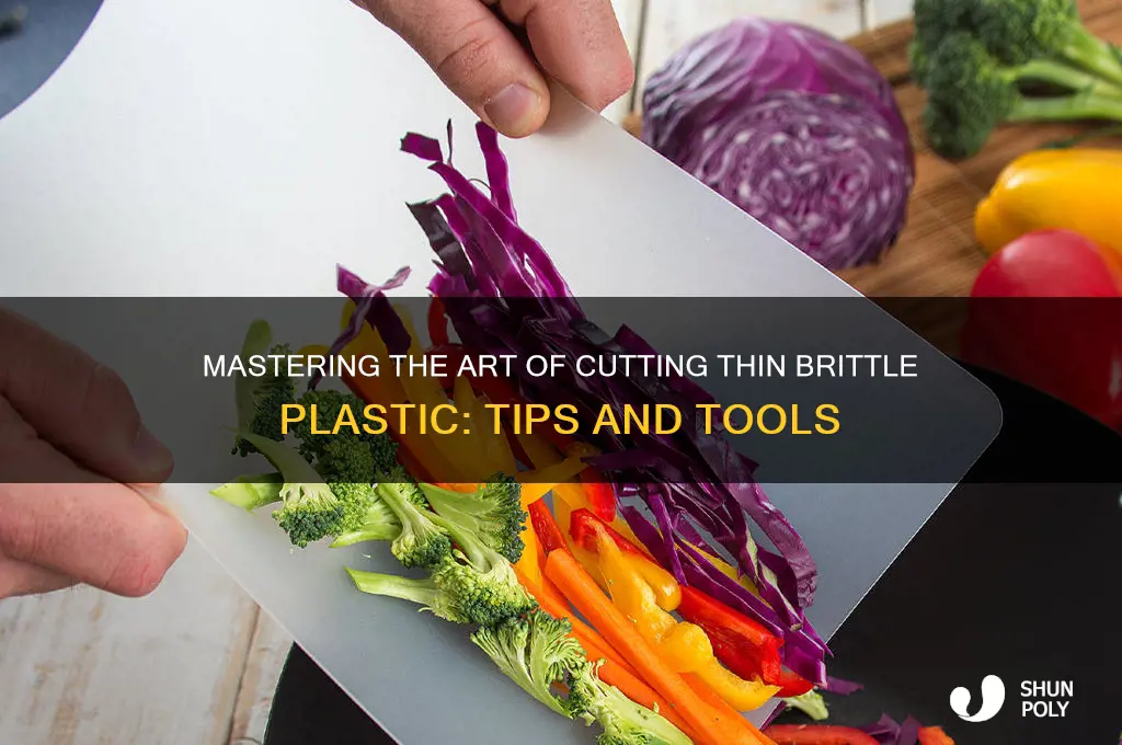 how to cut thin brittle plastic