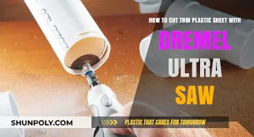 Cutting Thin Plastic Sheets: Dremel Ultra Saw Techniques & Tips