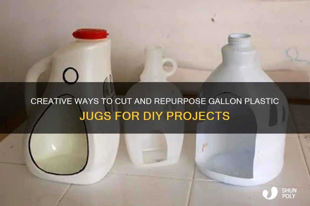how to cut up gallon plastic jugs
