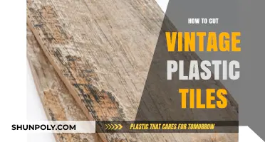 Mastering the Art of Cutting Vintage Plastic Tiles: Tips and Tricks