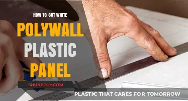 Mastering the Art of Cutting White Polywall Plastic Panels