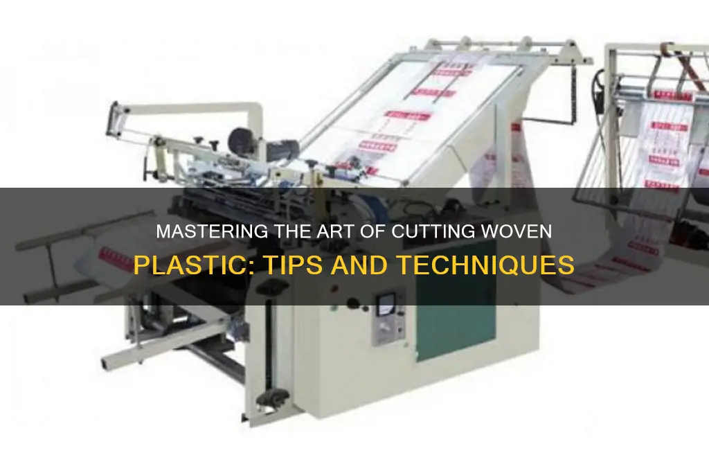 how to cut woven plastic