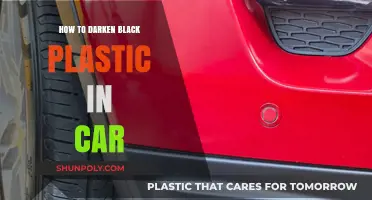 Reviving Black Plastic Trim in Cars: Restoring the Sheen
