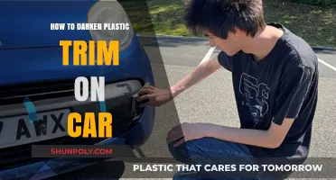 Reviving Car Trim: Darkening Plastic Trim