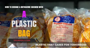 Effortless Deboning: Use a Plastic Bag for Rotisserie Chicken
