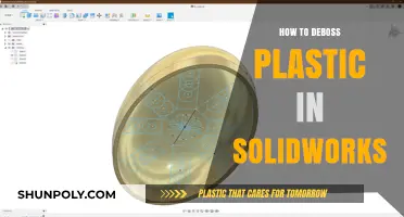 Creating Realistic Debossed Plastic Designs in SolidWorks
